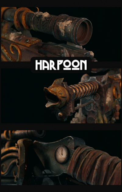 3D-Animation von Till Herrmann mit dem Titel "Harpoon"